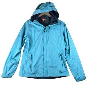 Nike ACG Storm-FIT Rain Jacket Womens Small Light Blue Hooded Windbreaker